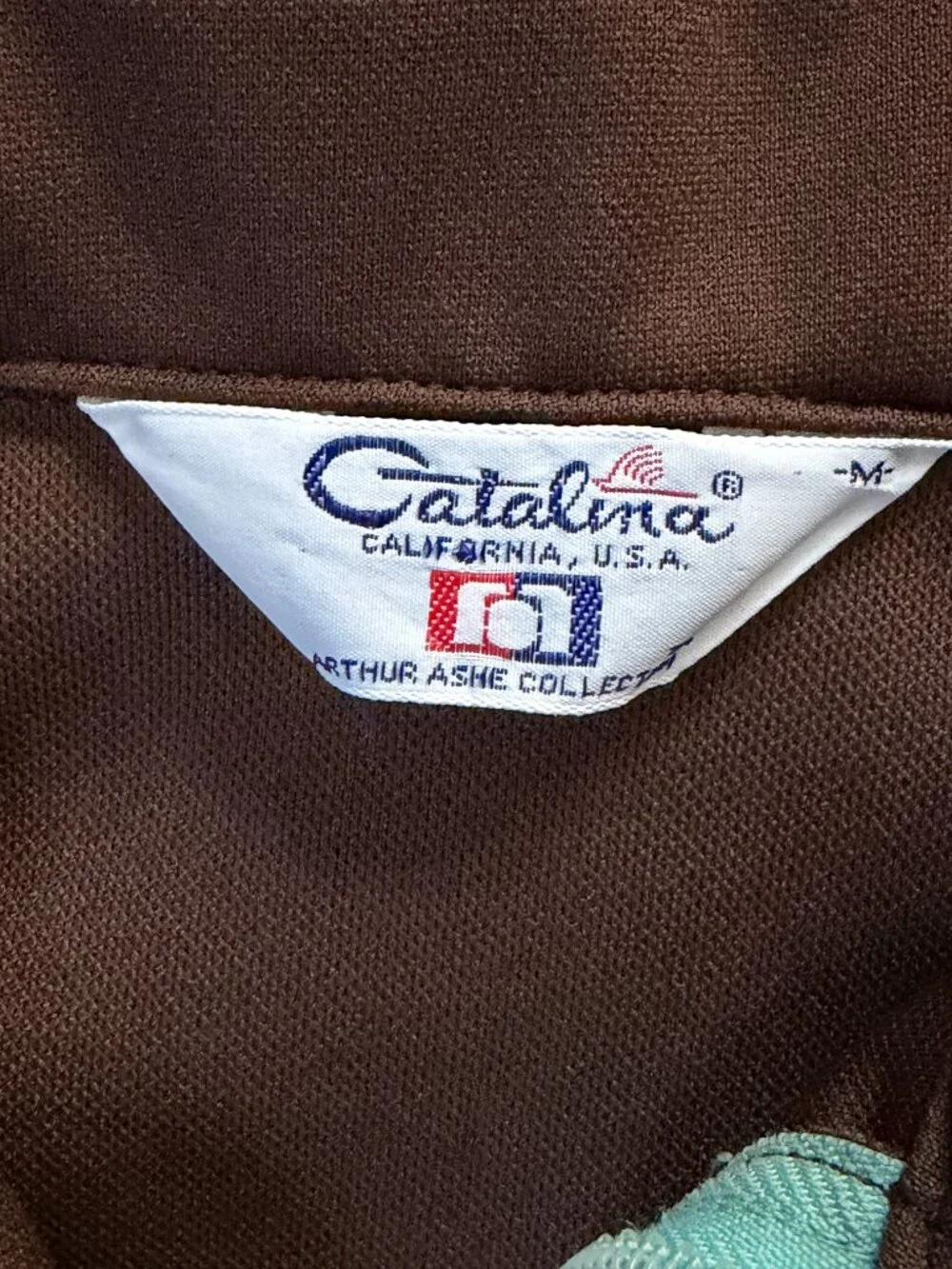 1970s Vintage Catalina Arthur Ashe Collection Track Jacket -Size M - Excel Cond.